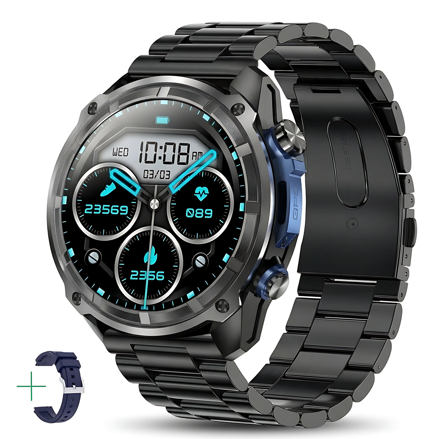 Explorer: Tactical Outdoor GPS Smartwatch