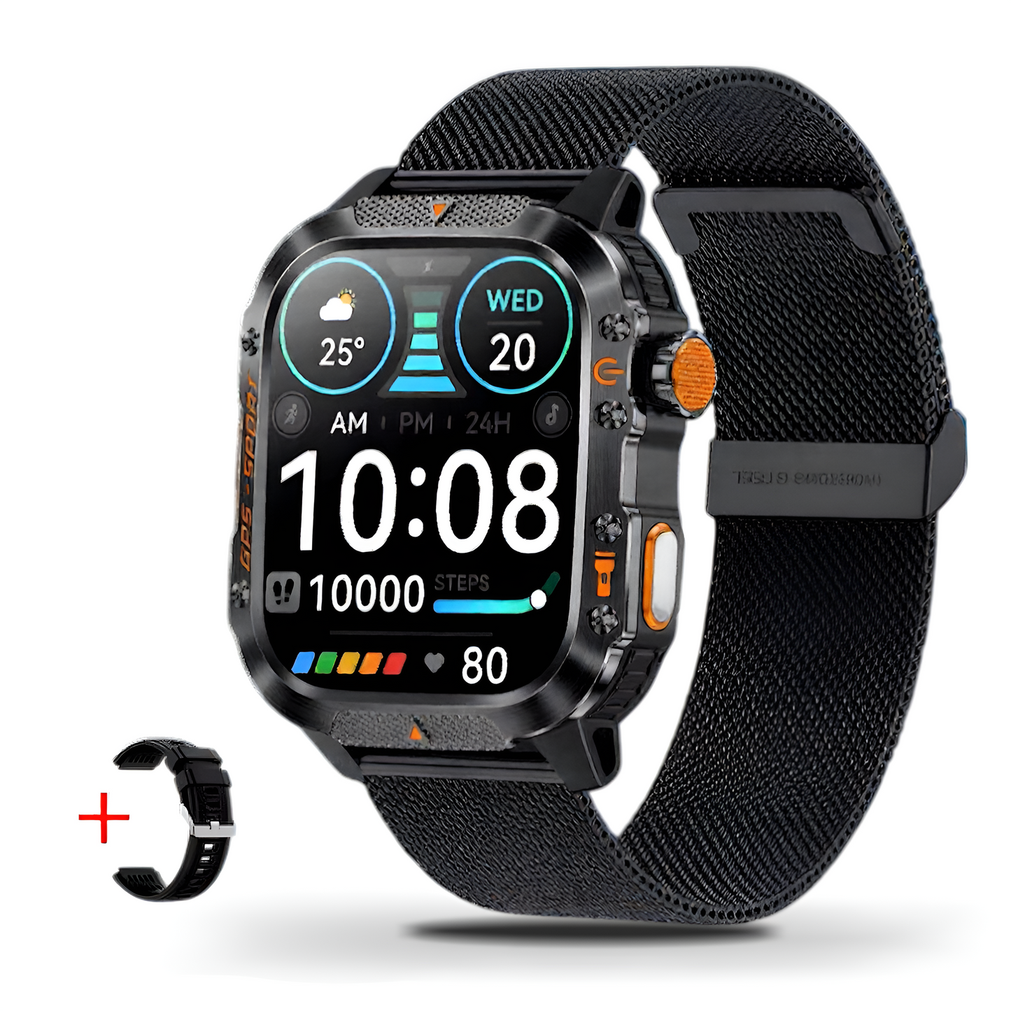 Pathfinder: Military-Grade GPS Smartwatch 10ATM Waterproof