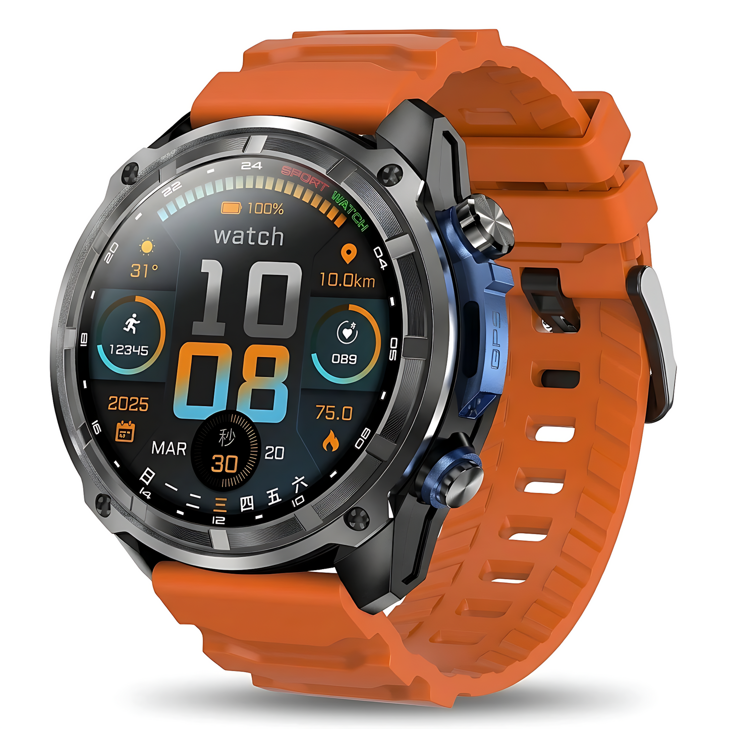 Explorer: Tactical Outdoor GPS Smartwatch