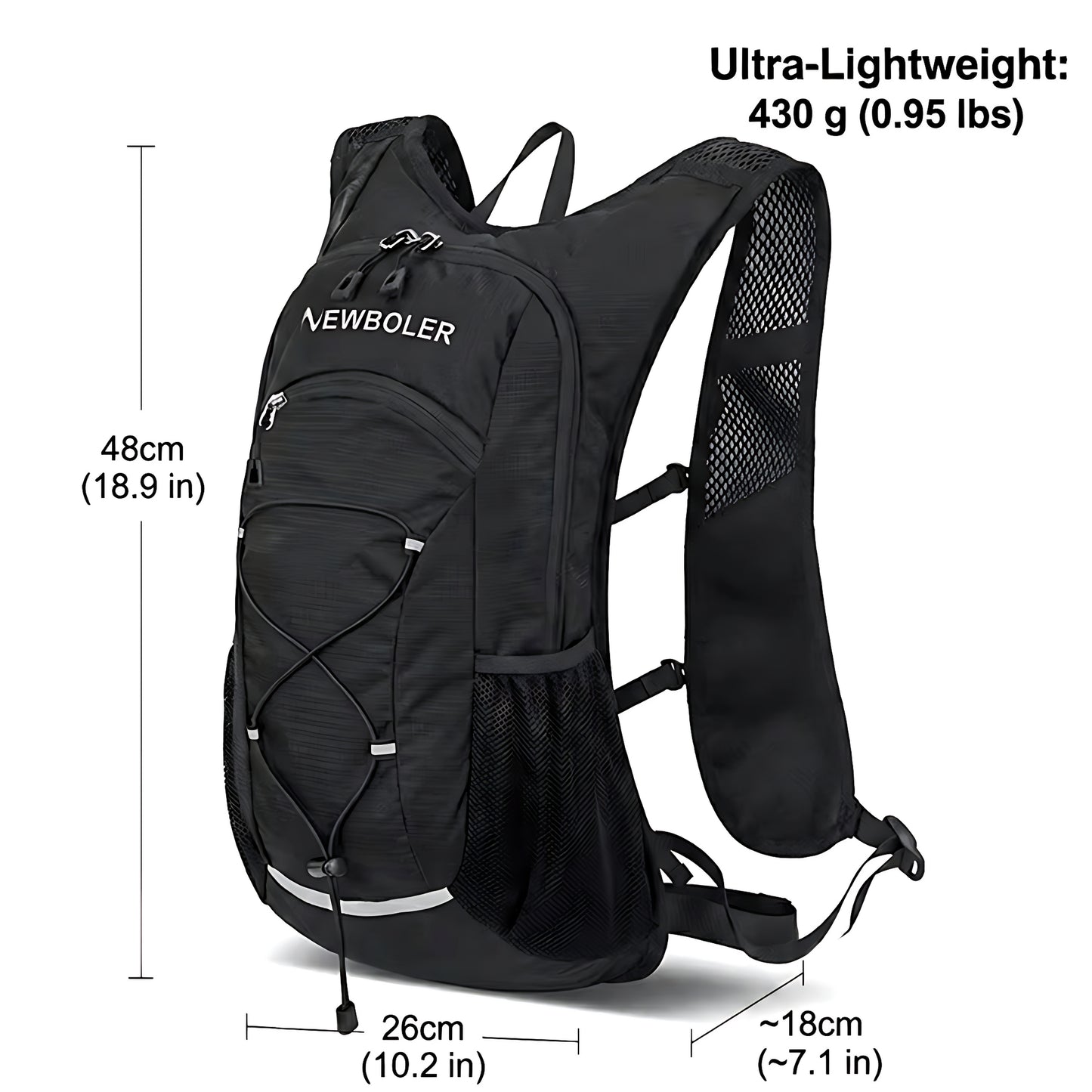 Bold 20: Hydration Backpack with 2L Water Bladder for Hiking, Running, Biking