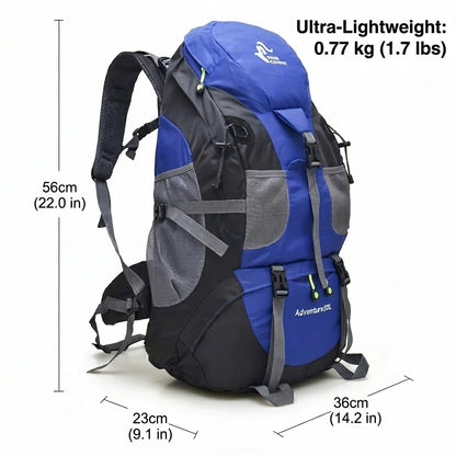 Adventure 50: Lightweight Backpack for Multi-Day Hiking & Travel