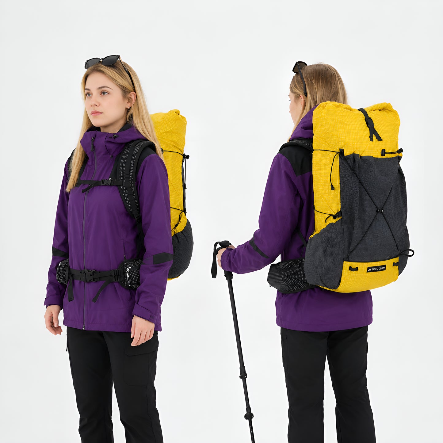 Hardy 40: Ultralight Hiking and Trekking Pack with Carbon Frame
