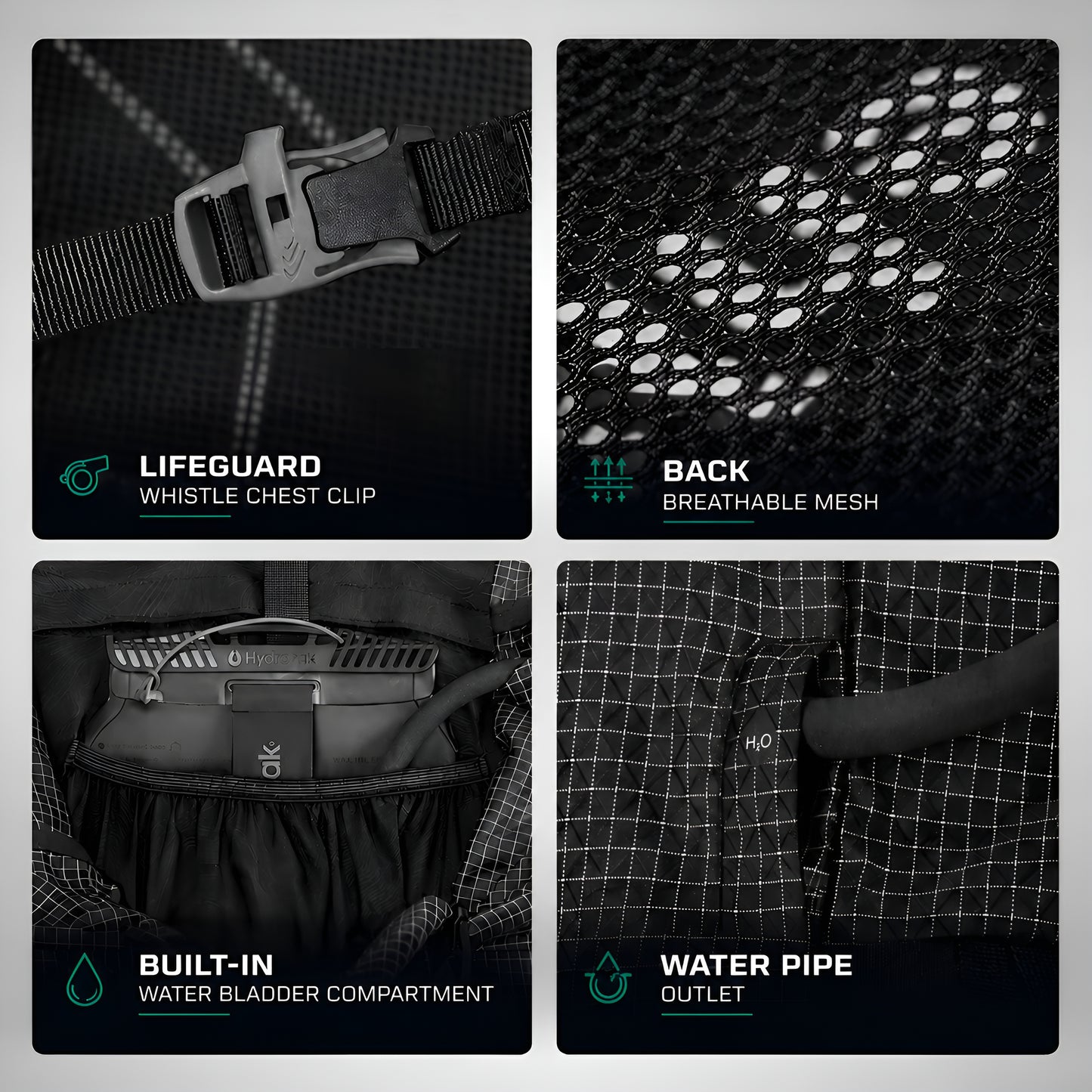 Taskmaster 60: Ergonomic Multi-Day Pack with Rain Cover