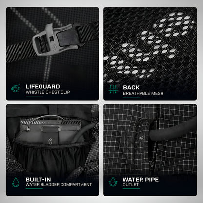 Taskmaster 60: Ergonomic Multi-Day Pack with Rain Cover