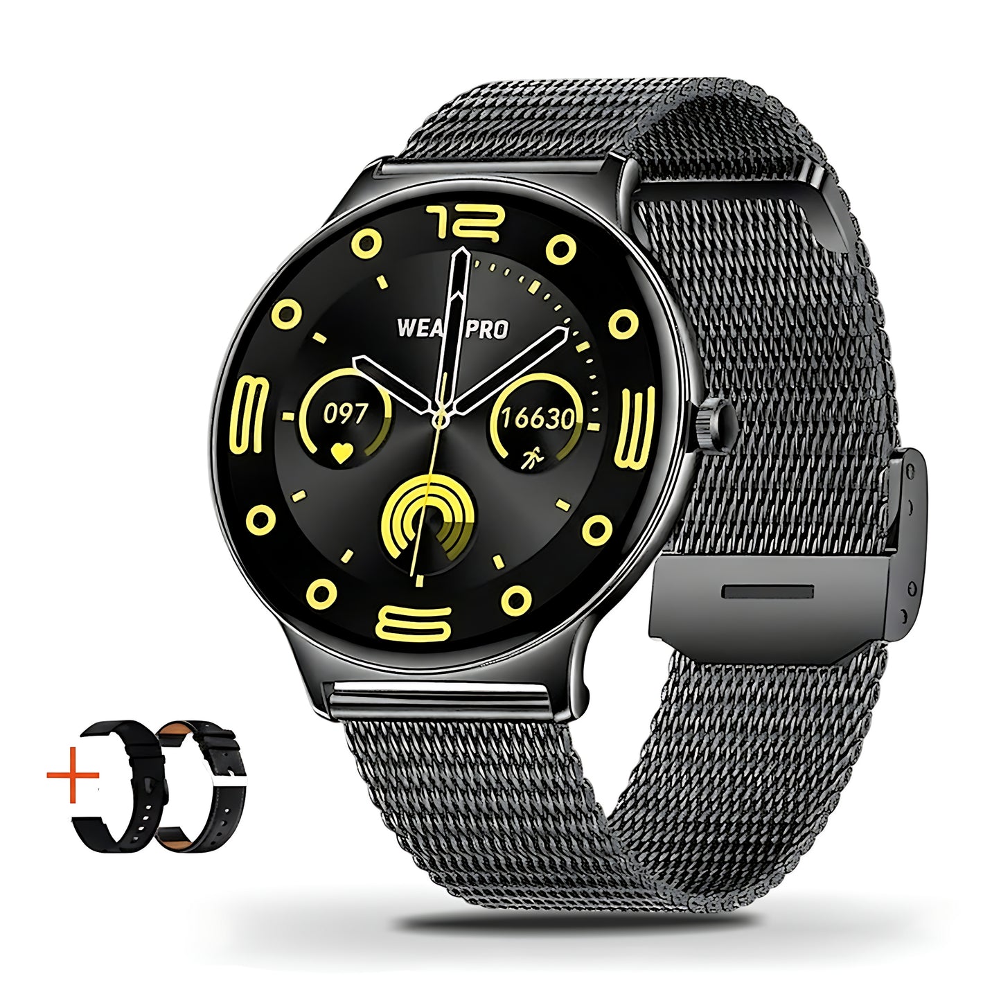 Ultra-Slim Women's Health AMOLED Smartwatch