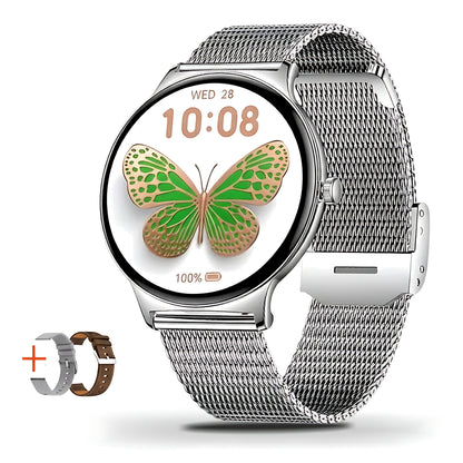 Ultra-Slim Women's Health AMOLED Smartwatch