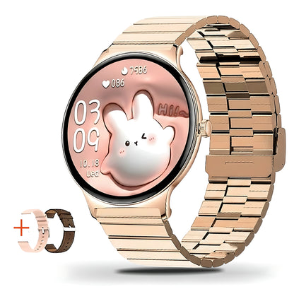 Ultra-Slim Women's Health AMOLED Smartwatch