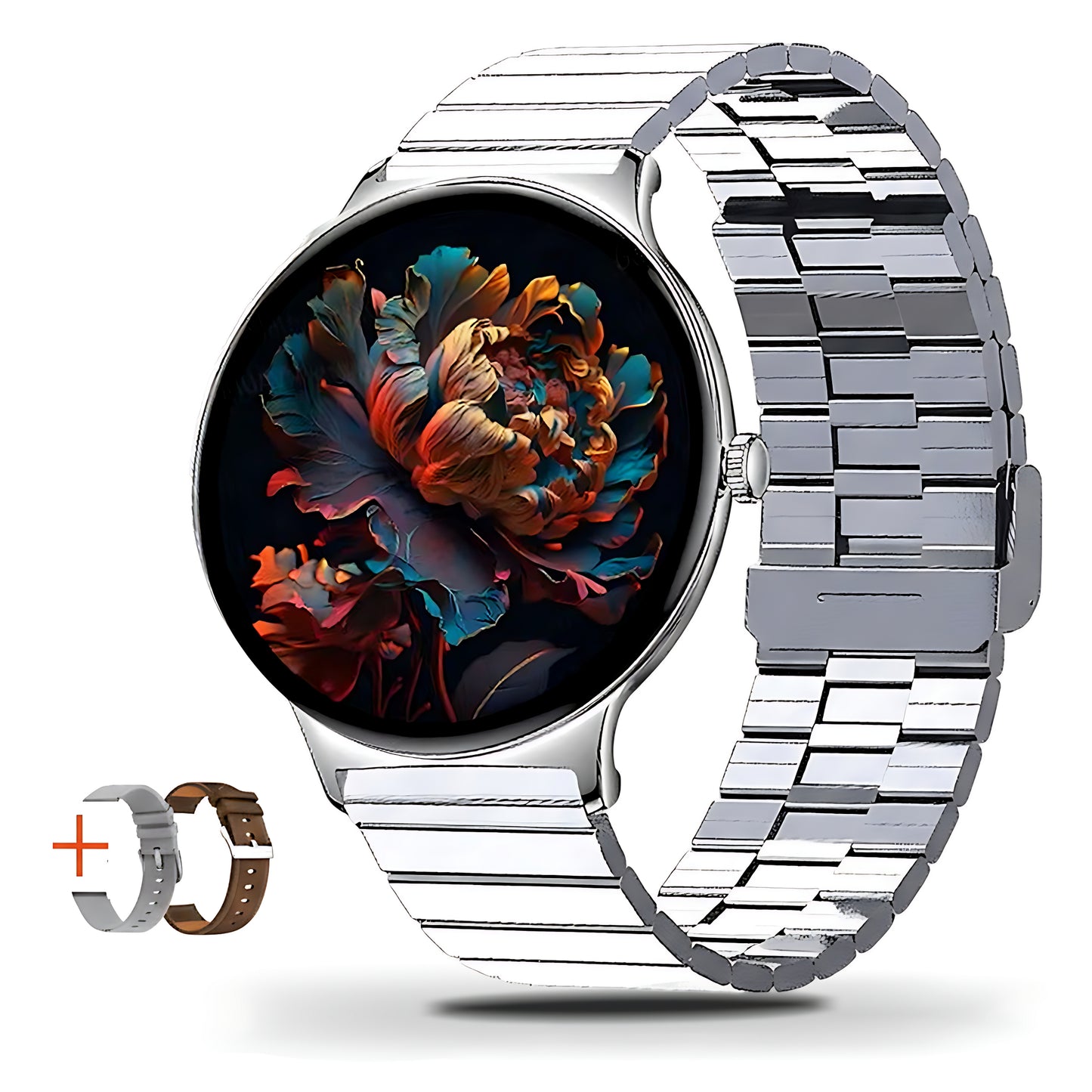 Ultra-Slim Women's Health AMOLED Smartwatch