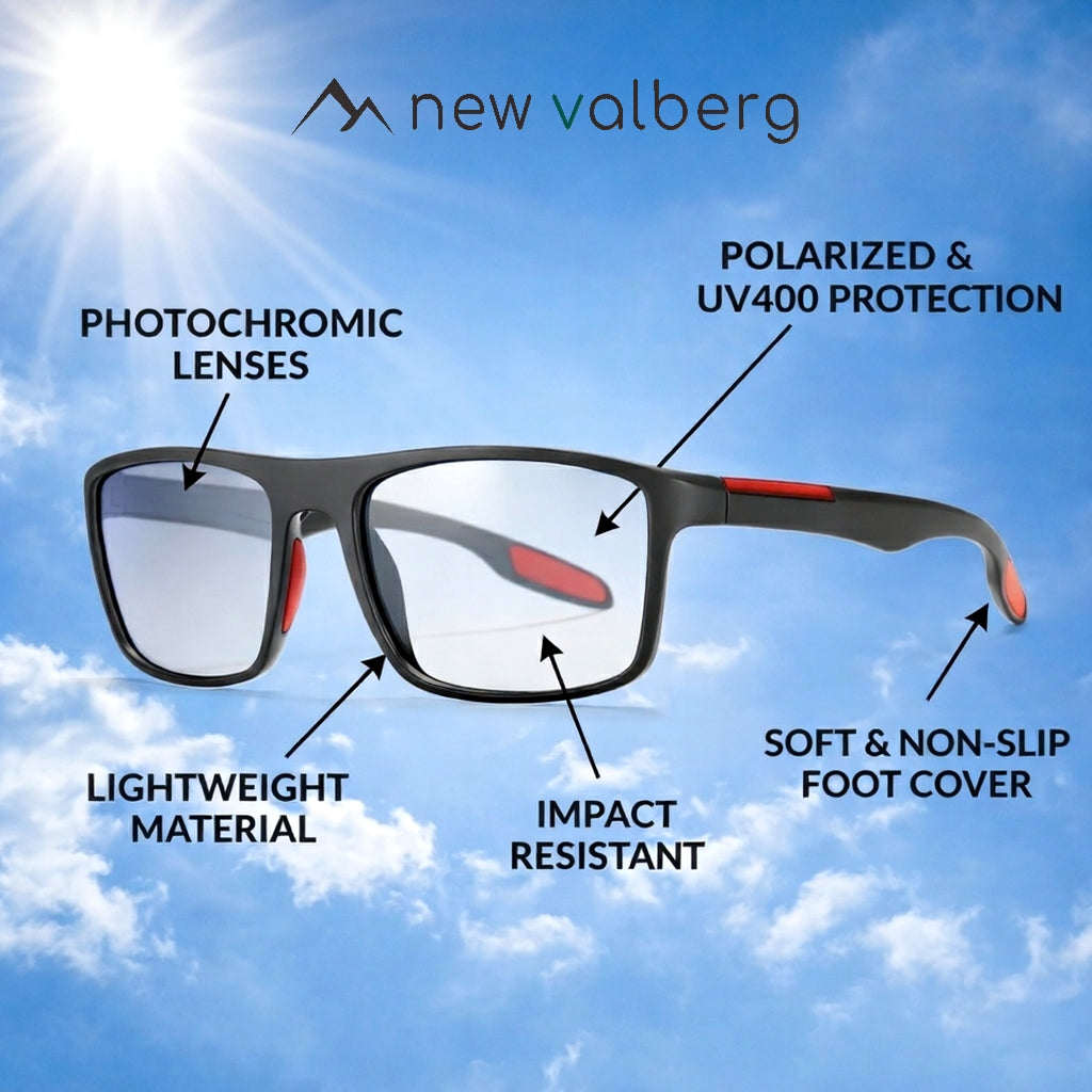 Kdeam Sunglasses: Photochromic Polarized Lenses with 100% UV Protection