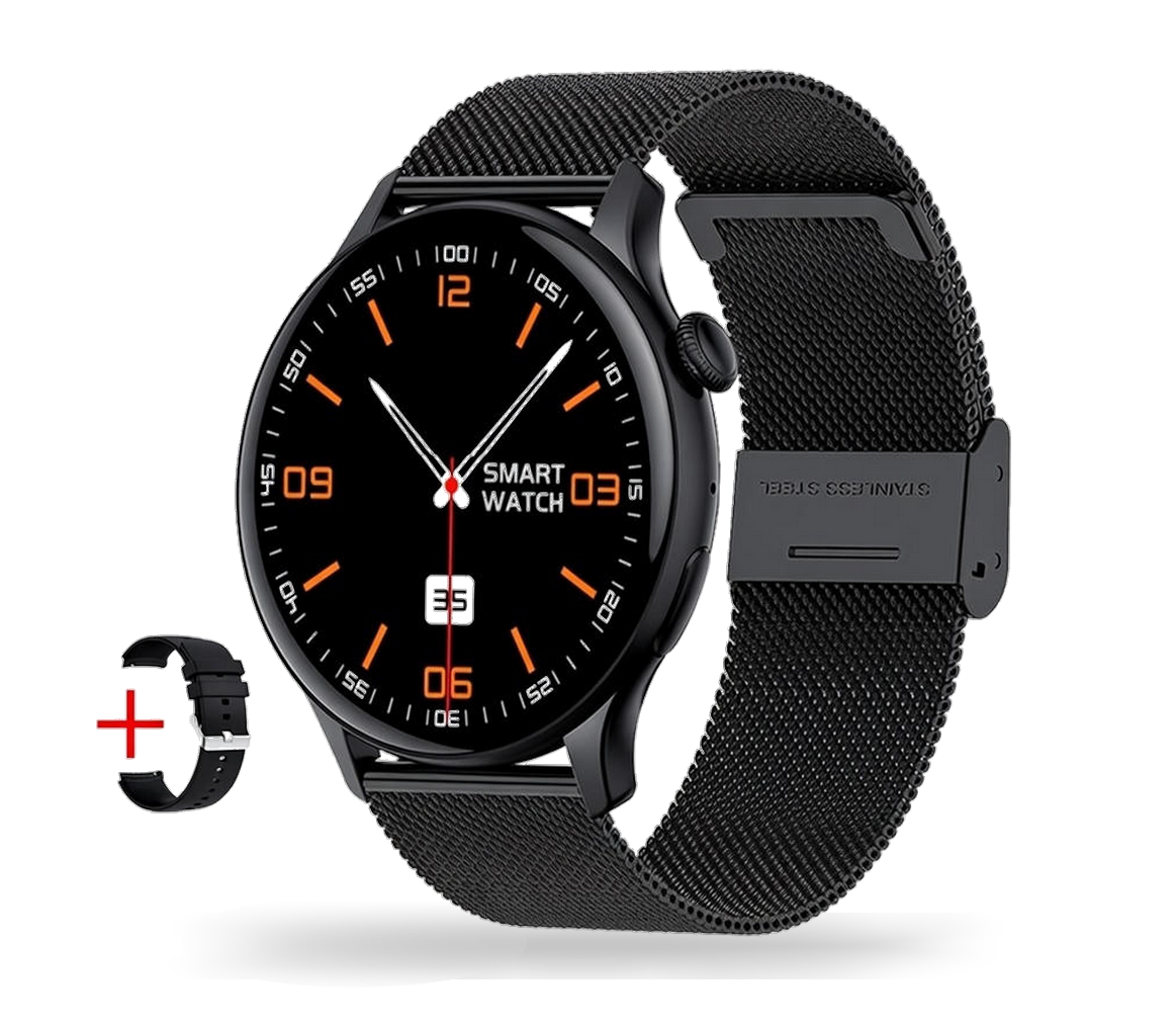 Android & iOS Smartwatch: Stunning AMOLED Always-On Display & Bluetooth Calling