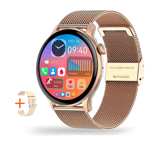 Android & iOS Smartwatch: Stunning AMOLED Always-On Display & Bluetooth Calling