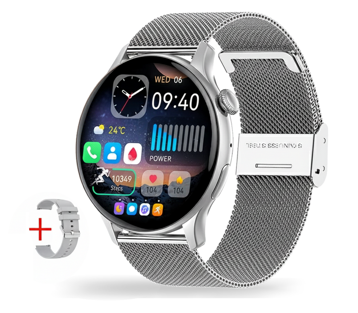 Android & iOS Smartwatch: Stunning AMOLED Always-On Display & Bluetooth Calling