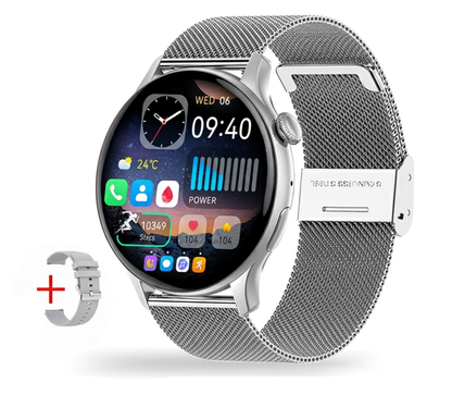 Android & iOS Smartwatch: Stunning AMOLED Always-On Display & Bluetooth Calling
