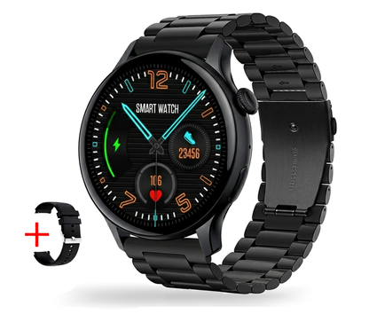 Android & iOS Smartwatch: Stunning AMOLED Always-On Display & Bluetooth Calling