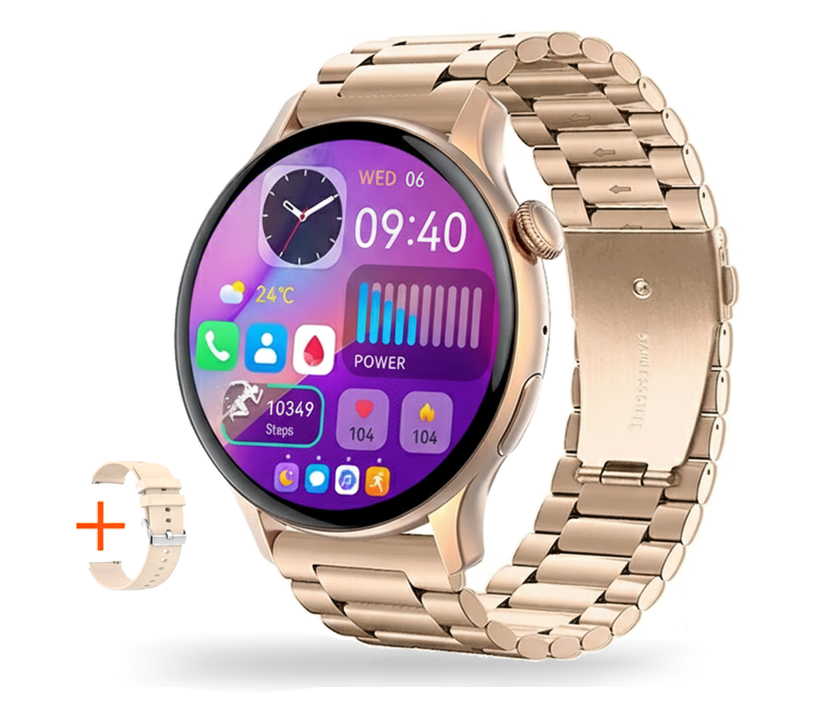 Android & iOS Smartwatch: Stunning AMOLED Always-On Display & Bluetooth Calling